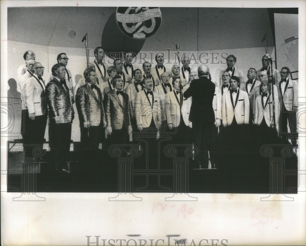 1974 Barbershop Quartet vocal harmony cappe - Historic Images