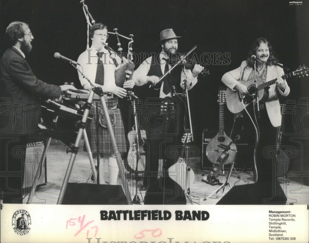 1984 Battlefield Band Scotland Folk Music D - Historic Images