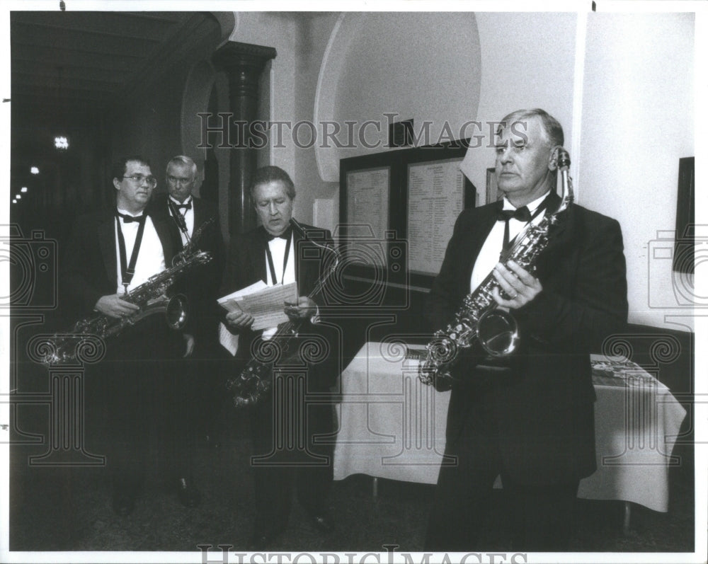 1993 Press Photo Music Group Bay Area Saxophone Quartet- RSA34895 - Historic Images