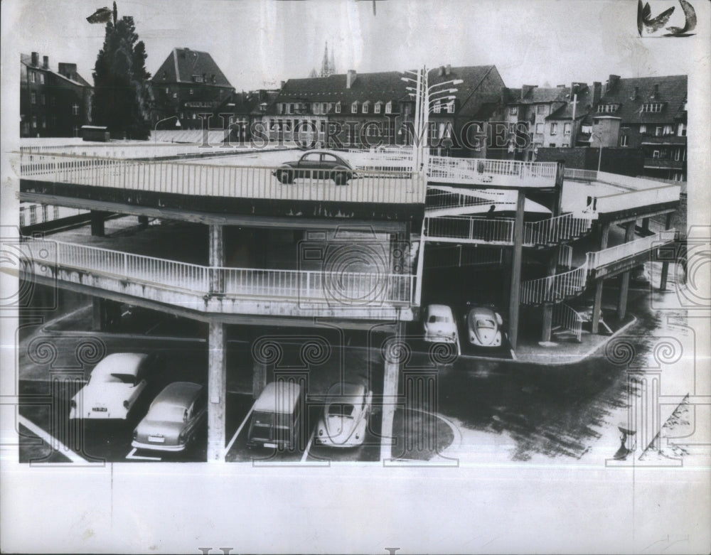 1958 Aachen Germany Tiers Car Parking Probl-Historic Images