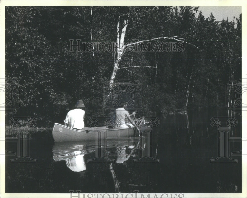 1984 Wisconsin River/Canoeing/Wisconsin - Historic Images