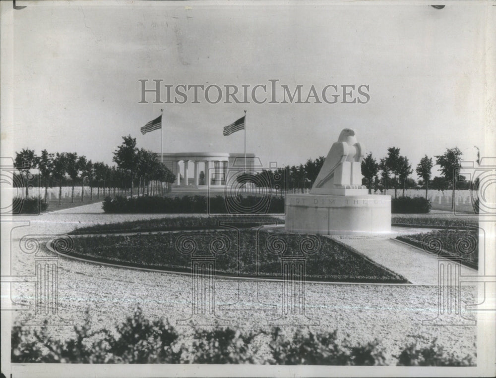 1935 Press Photo General Mihiel Amertoan Thieu Chapel A- RSA35489 - Historic Images