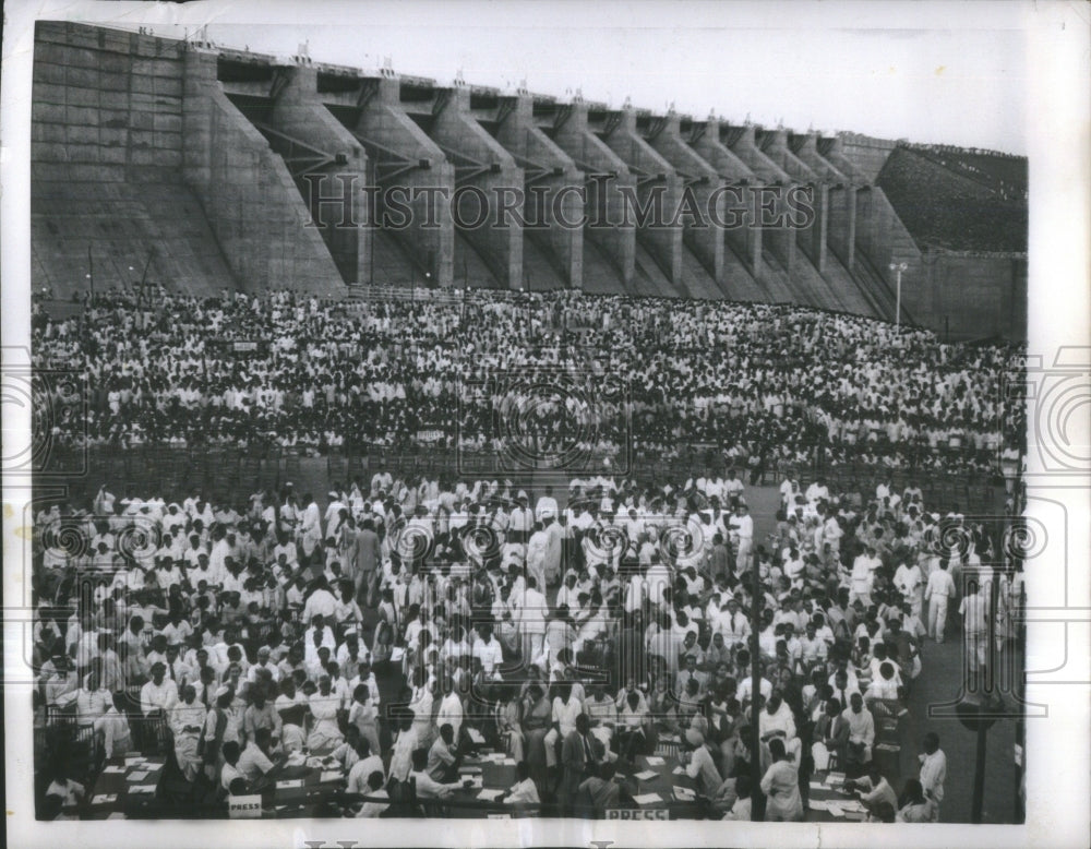 1957 Million Dollar Mathian Dam River spect - Historic Images