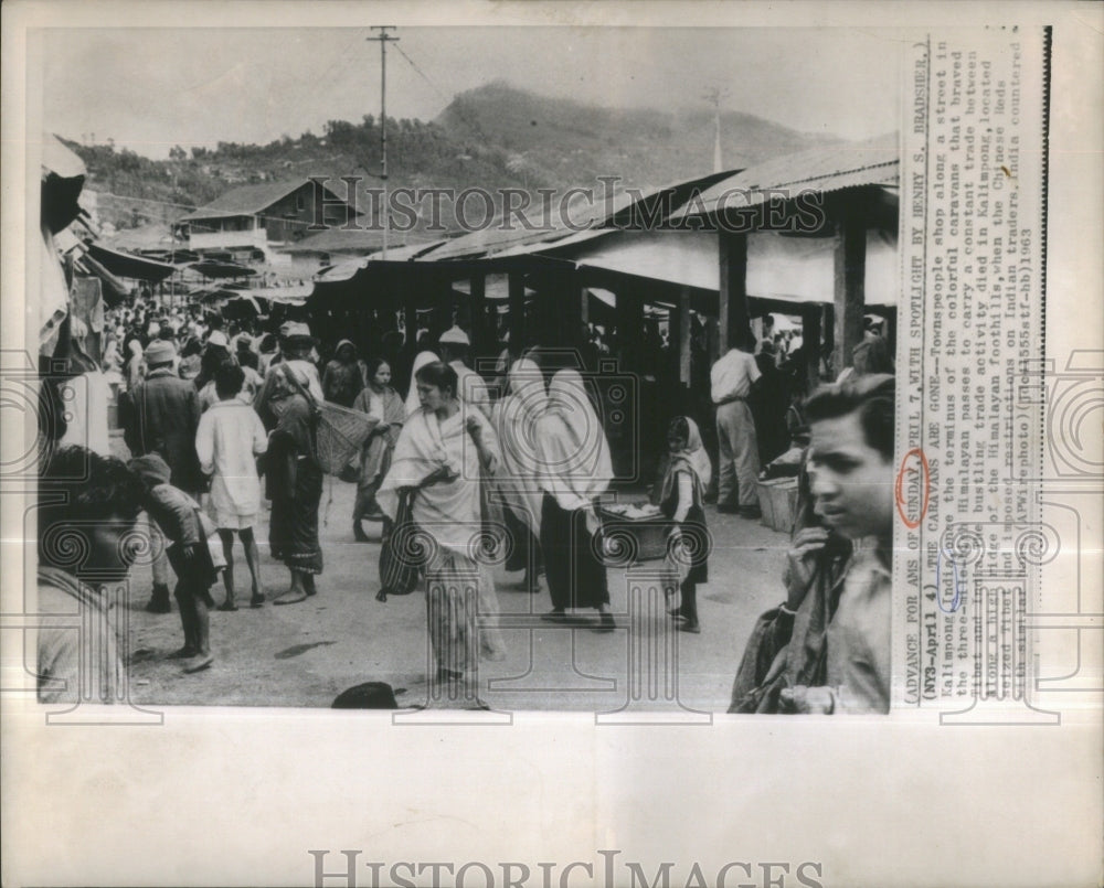 1963 Kalimpong India Himalaya Terminus Pass-Historic Images