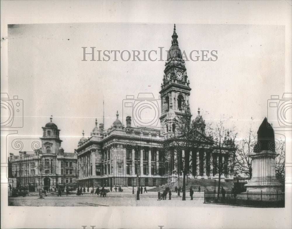 1941 Portsmouth Guildhall Exterior England - Historic Images