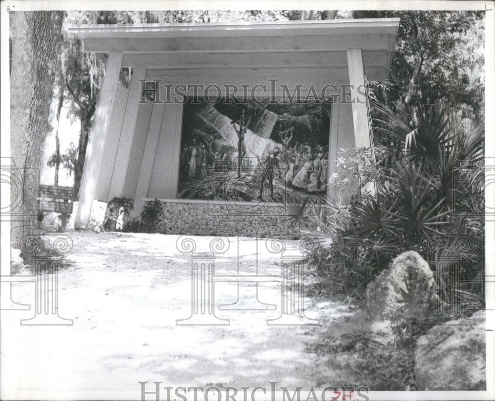 1964 Easter Scene Expulsion From Garden Rai - Historic Images