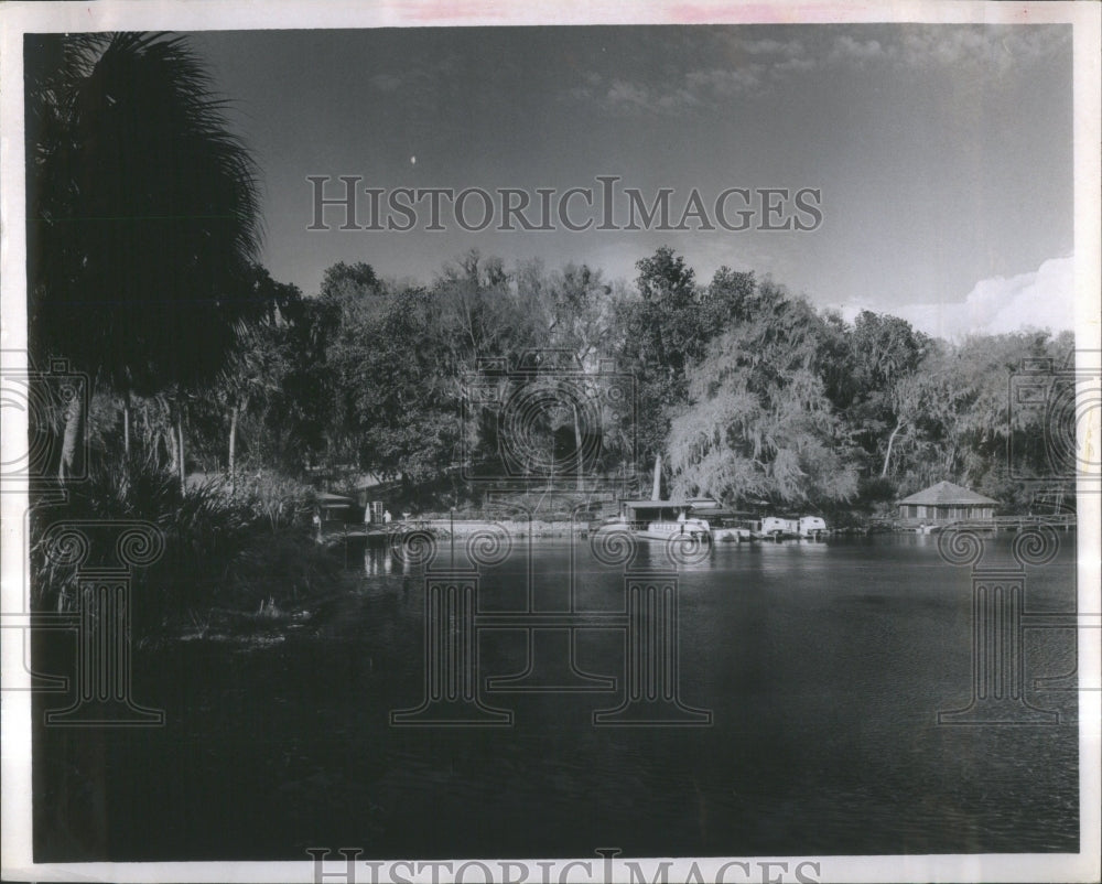 1967 Glass Bottom Boats Docked River - Historic Images