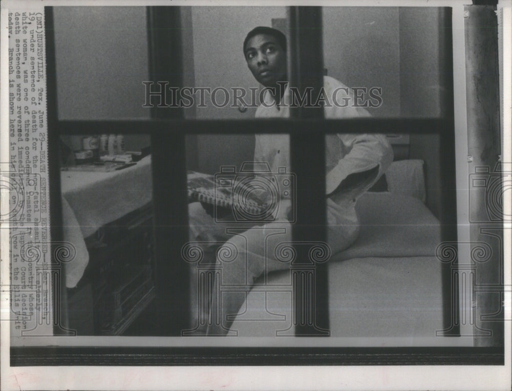 1972 Elmer Branch death sentenced repealed-Historic Images