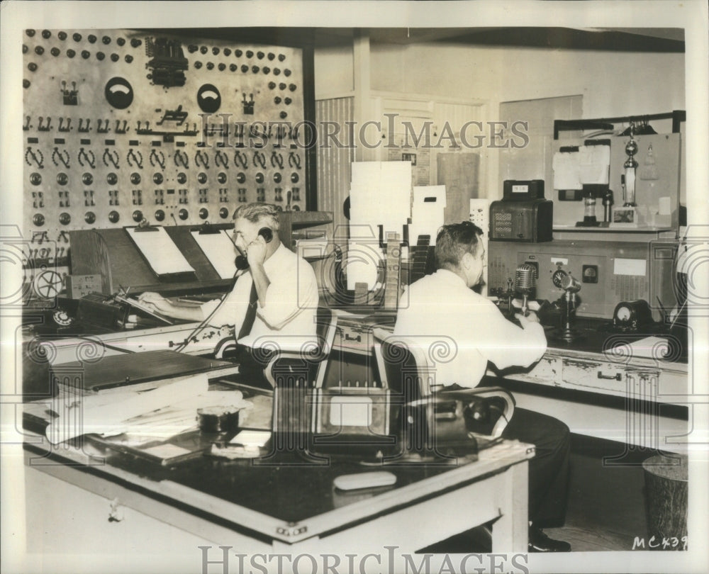 City control console centrally headquarters - Historic Images