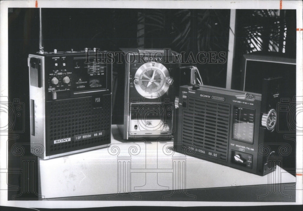 1973 Sony company radio electronic models-Historic Images