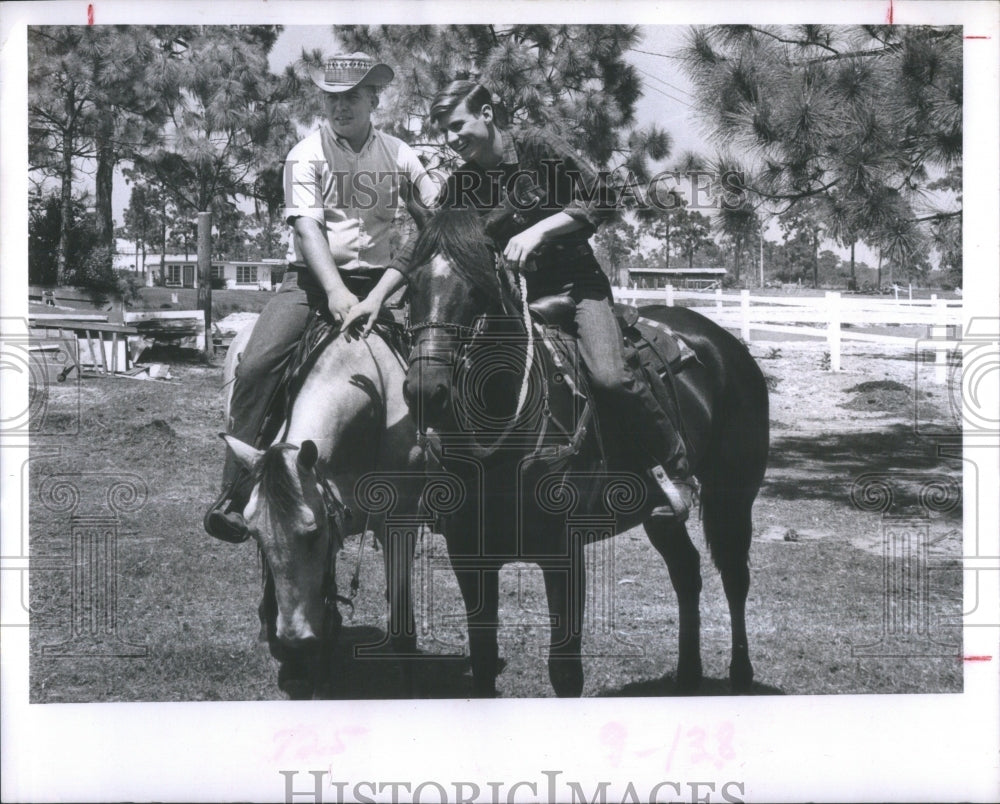 1966 Press Photo Pine Bayon Ranch Rick Williams Meeks- RSA36459- Historic Images