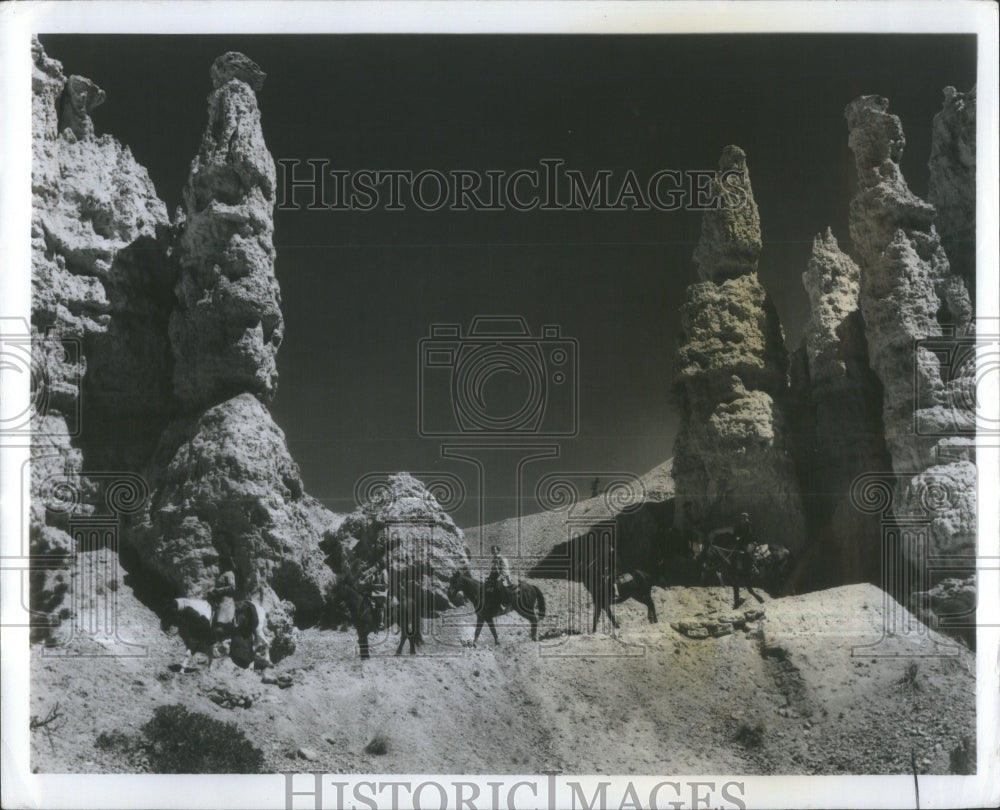 1965 Press Photo Bryce Canyon National Park White gold- RSA36589- Historic Images