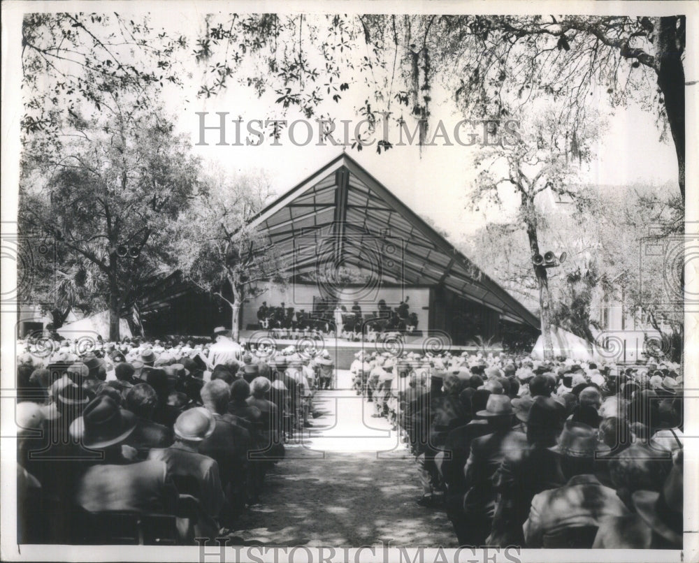 1953 Joe Lefter Band Williams Park Florida - Historic Images