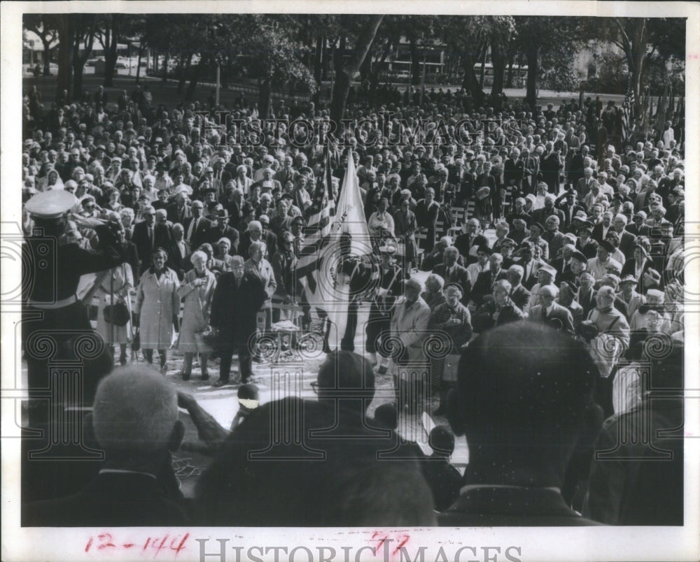 1966PressPhoto Massing of the Colors at Williams Park
. - Historic Images