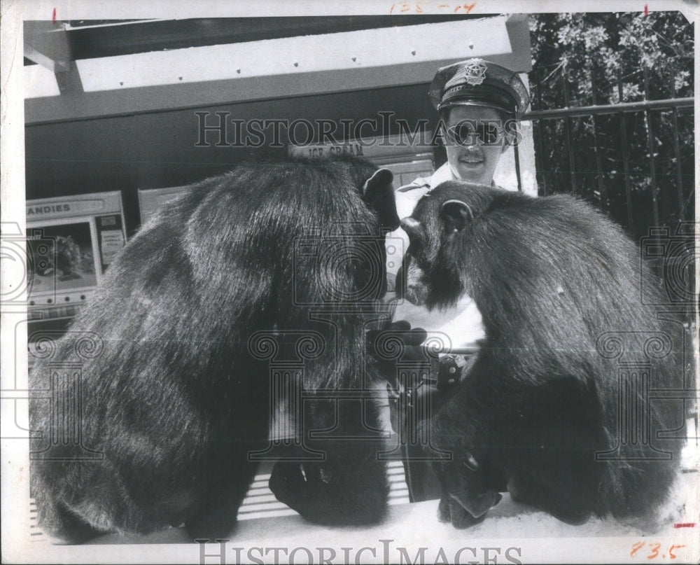 1975 Boyd Hill Nature Trail Officer MacCart - Historic Images