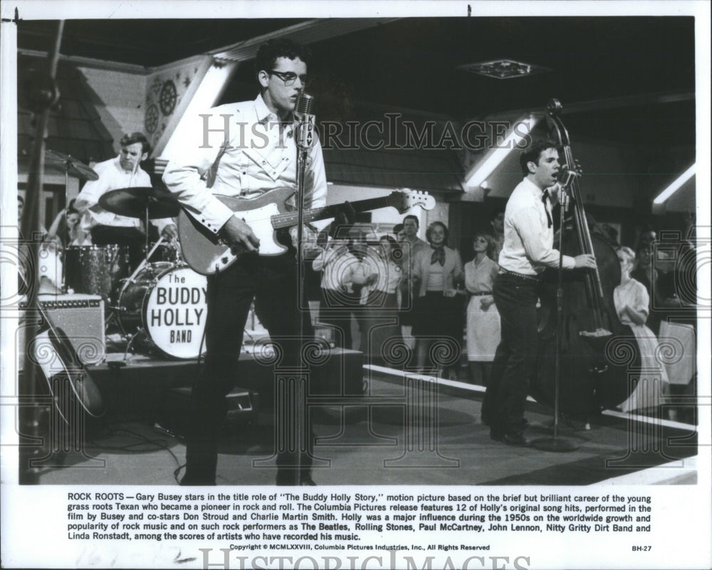 1978 Press Photo Gary Busey stars in the title role of - Historic Images