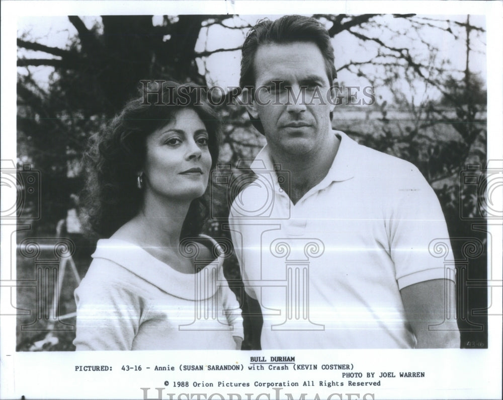 1988 Press Photo Bull Durham Motion Picture Play- RSA36921 - Historic Images