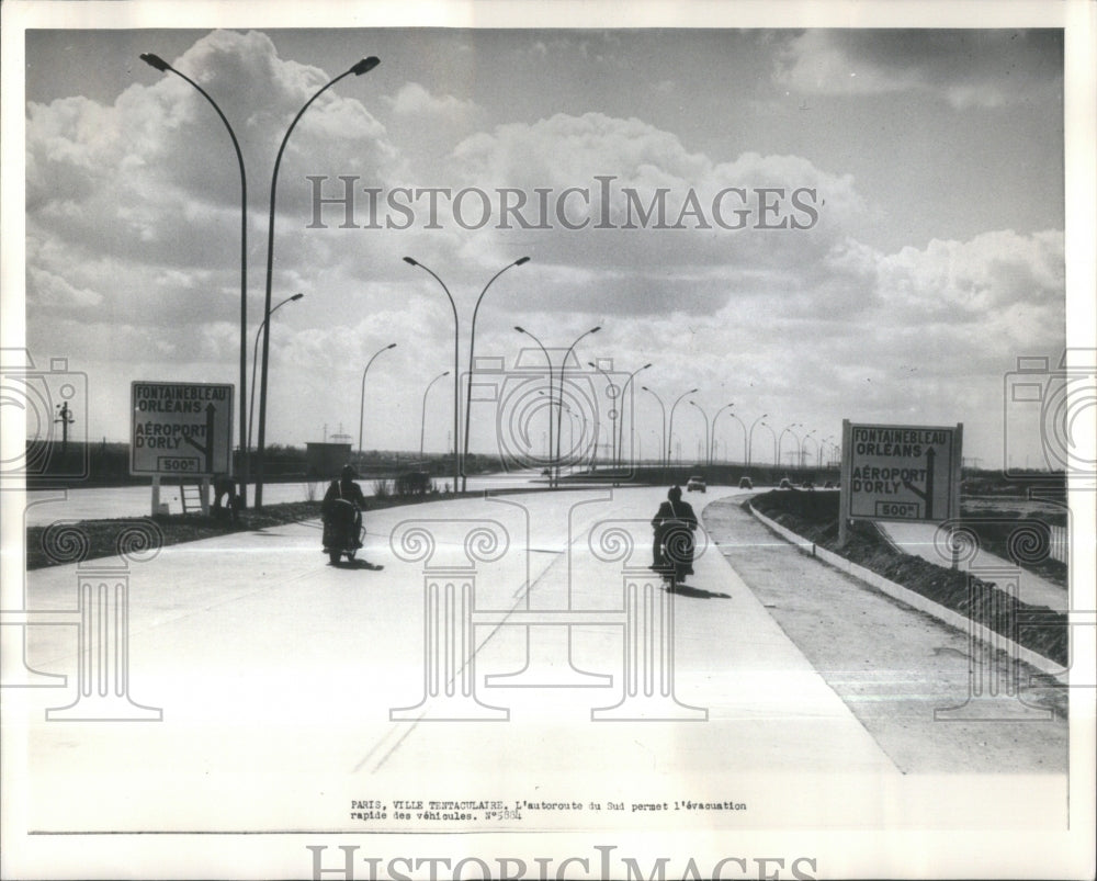 1965 Paris Ville Tentaculare L'autoroute Su-Historic Images