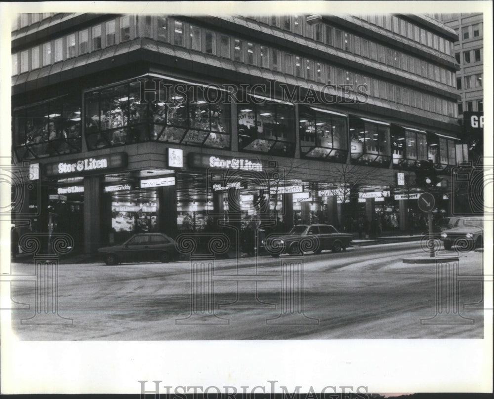 1983 Swedish shoppers Stockholm Slump Fill - Historic Images