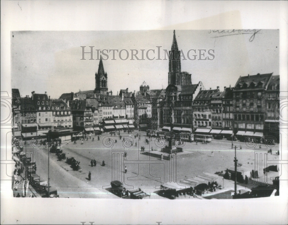 1939 Press Photo Eastern France Alsace General Kleber- RSA37297- Historic Images