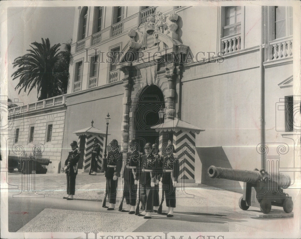 1956 Tiny Monaco Guard Palace Changing Nice-Historic Images