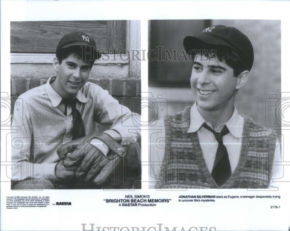 1988 Jonathan Silverman Eugene Bright Acts - Historic Images