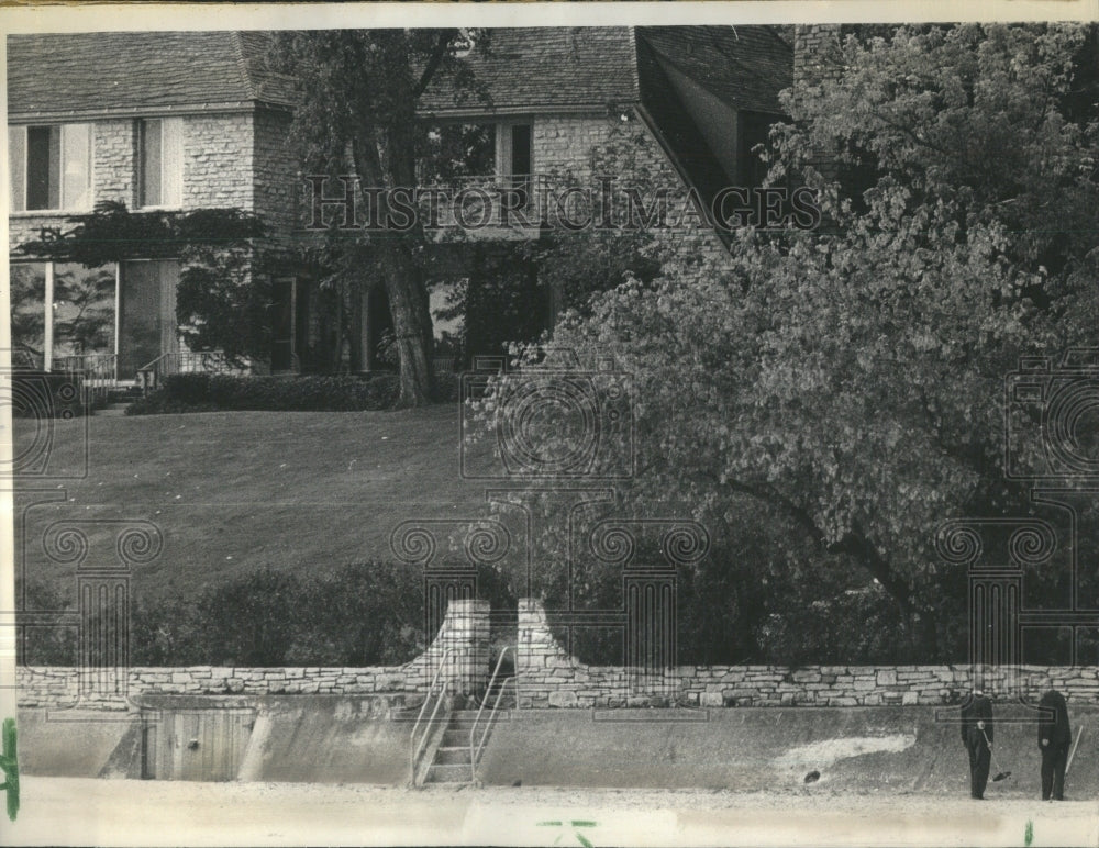 1966 Charles Percy killer Fingerprint Patio - Historic Images