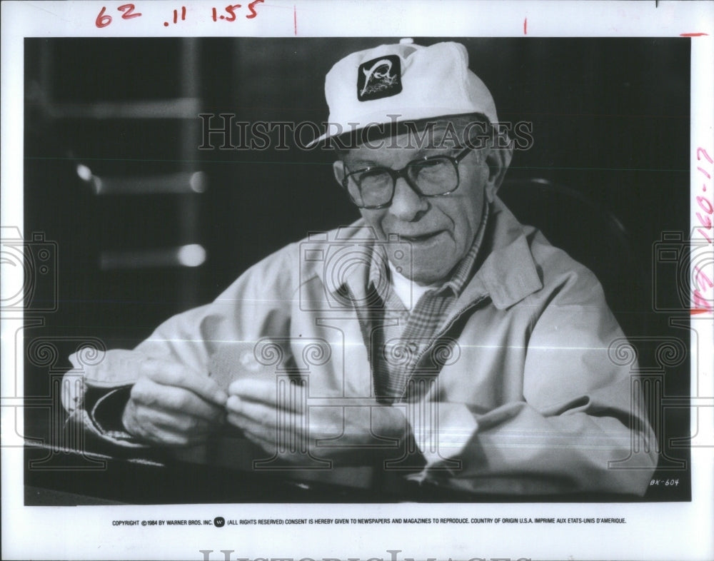 1984, George Burns American comedian actor- RSA37697 - Historic Images