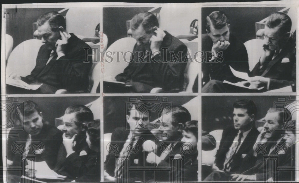 1957 Henry Cabot Lodge chief delegate Unite-Historic Images