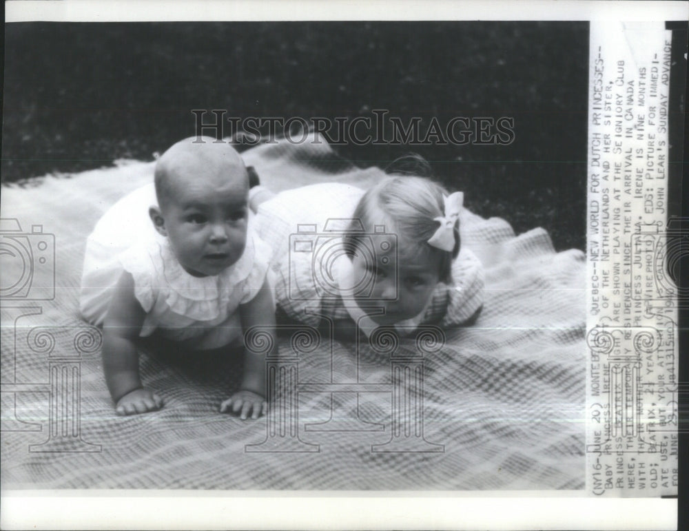 1940 Princess Beatrix Princess Of Kingdom O - Historic Images