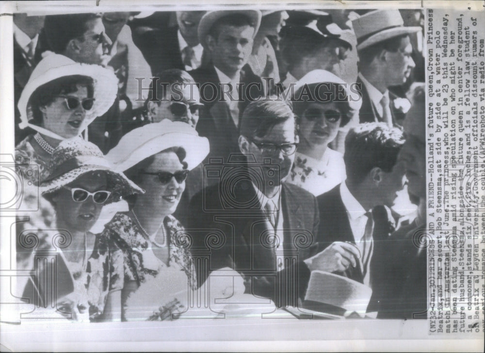 1961 Crown Princess Beatrix Bob Steensma - Historic Images