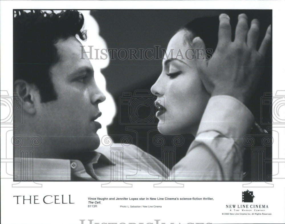 2000 Press Photo Jennifer Lopez Vince Vaughn Cell Movie- RSA37917 - Historic Images