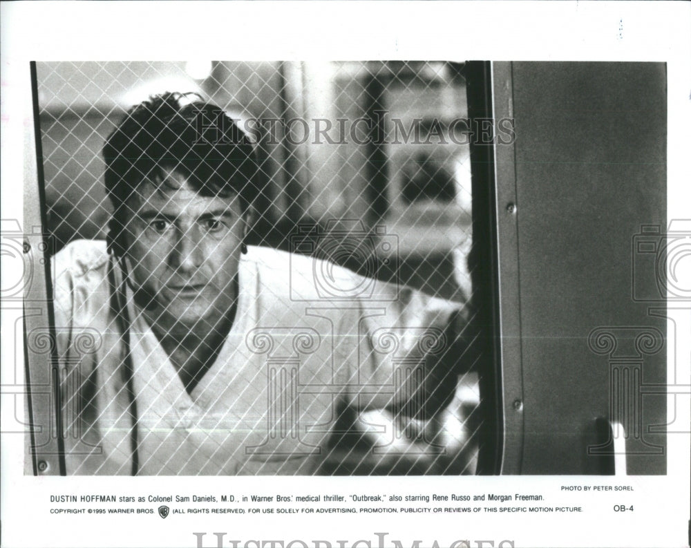 1995 Dustin Hoffman stars Outbreak Warner - Historic Images