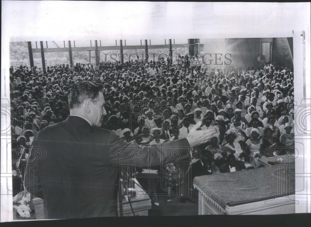 1960 President Kennedy Johnson National Con - Historic Images