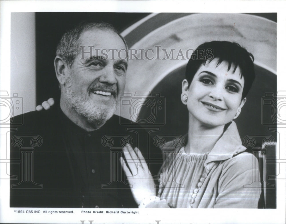 1993 Press Photo Alan King Actor Comedian-Annie Potts A- RSA38407 - Historic Images