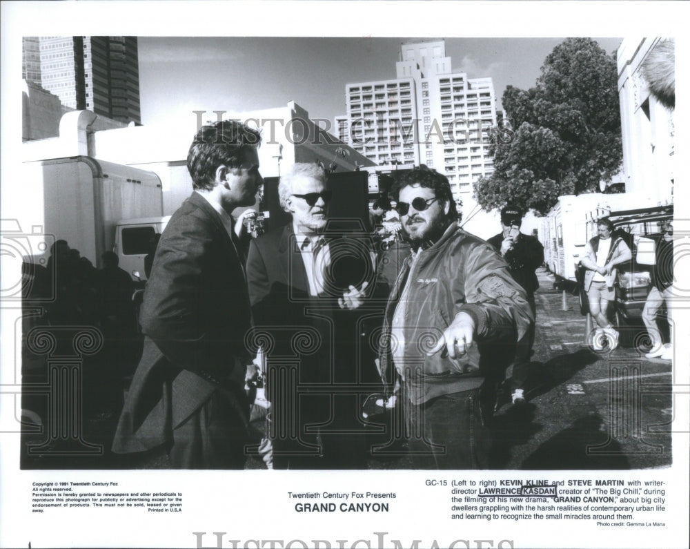 1991 Kevin Kline, Steve Martin &amp; Kasdan - Historic Images