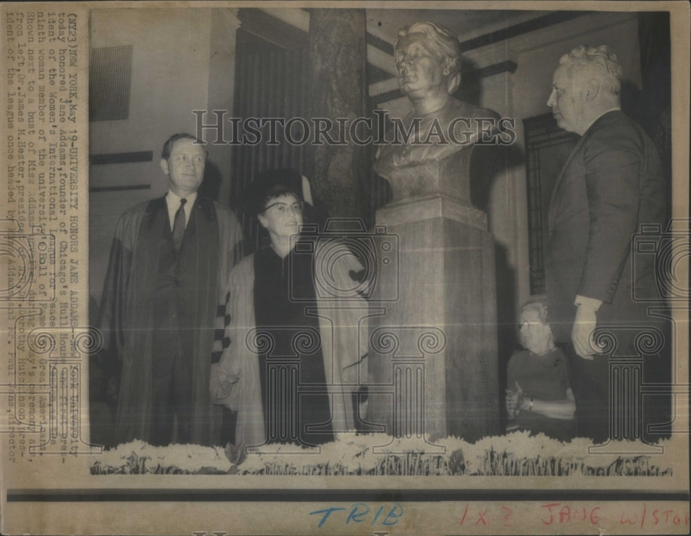 1968 NewYork University-Honor-Jane Addams F - Historic Images