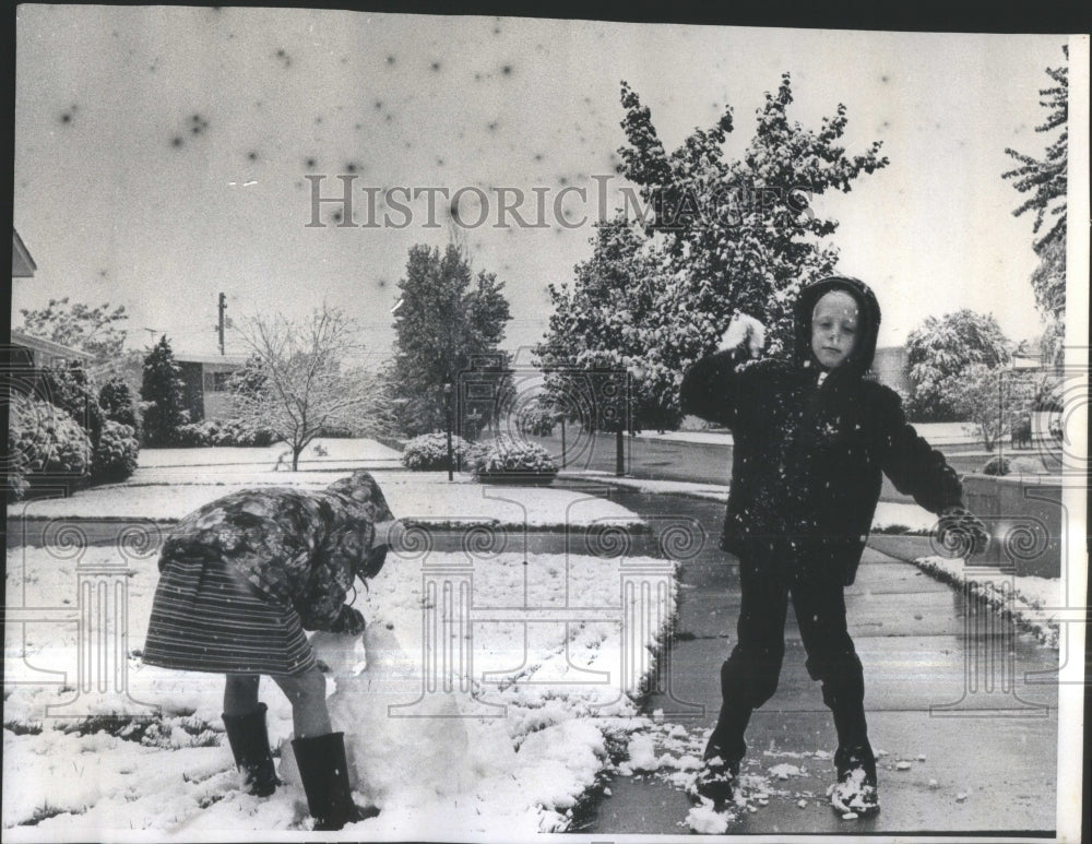 1972 Snow Chicago Area - Historic Images