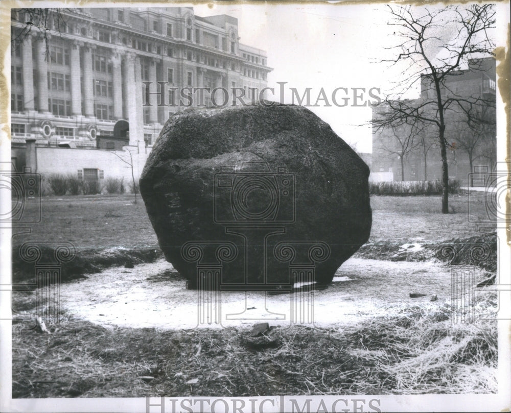 1956, Dr. Samuel Guthrie Memorial Boulder- RSA38959 - Historic Images