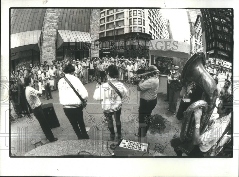 1980 State Street Information Booth Opening - Historic Images