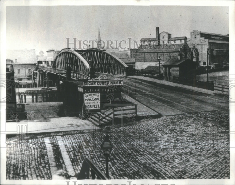  view State Street Bridge about 1868 - Historic Images
