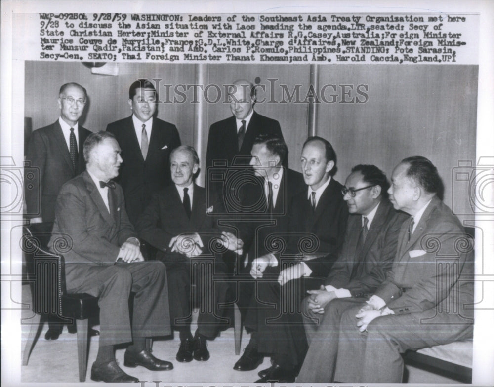 1959 Southeast Asia Treaty Organization - Historic Images