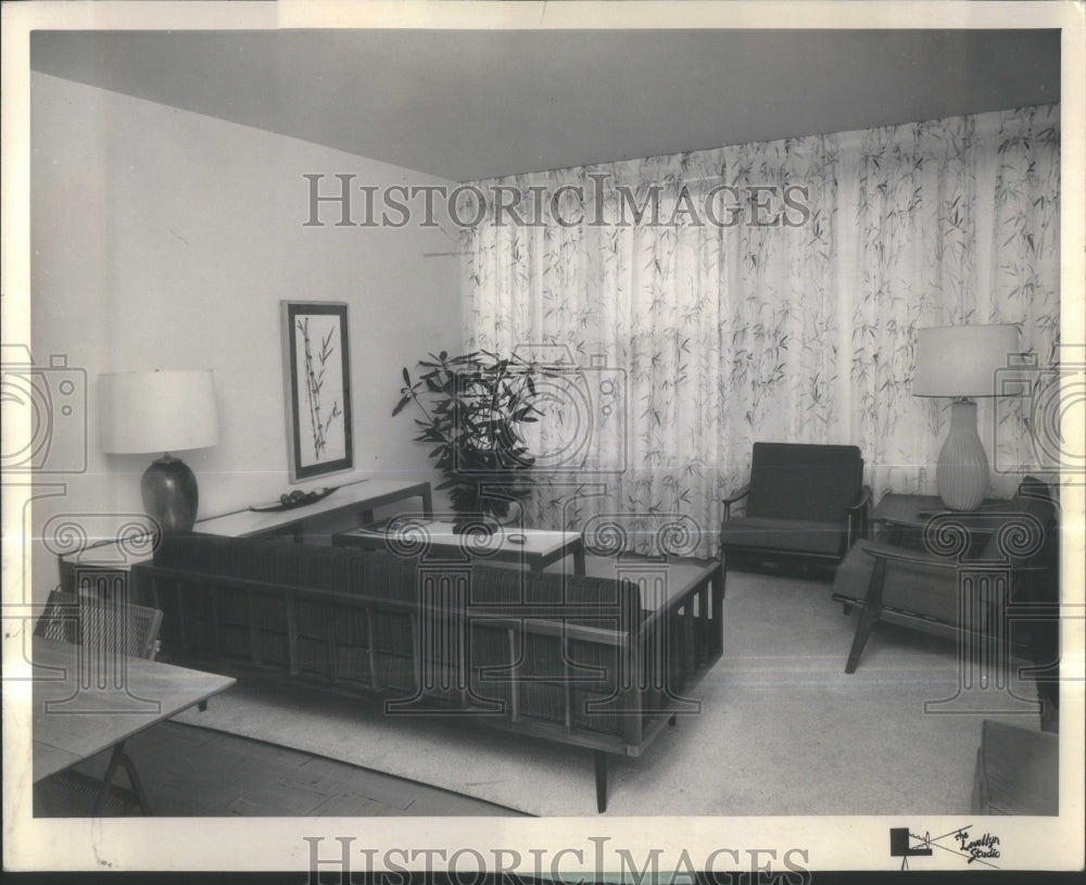 1959 Unusual-Decor-Furniture-Livingroom-Apa - Historic Images