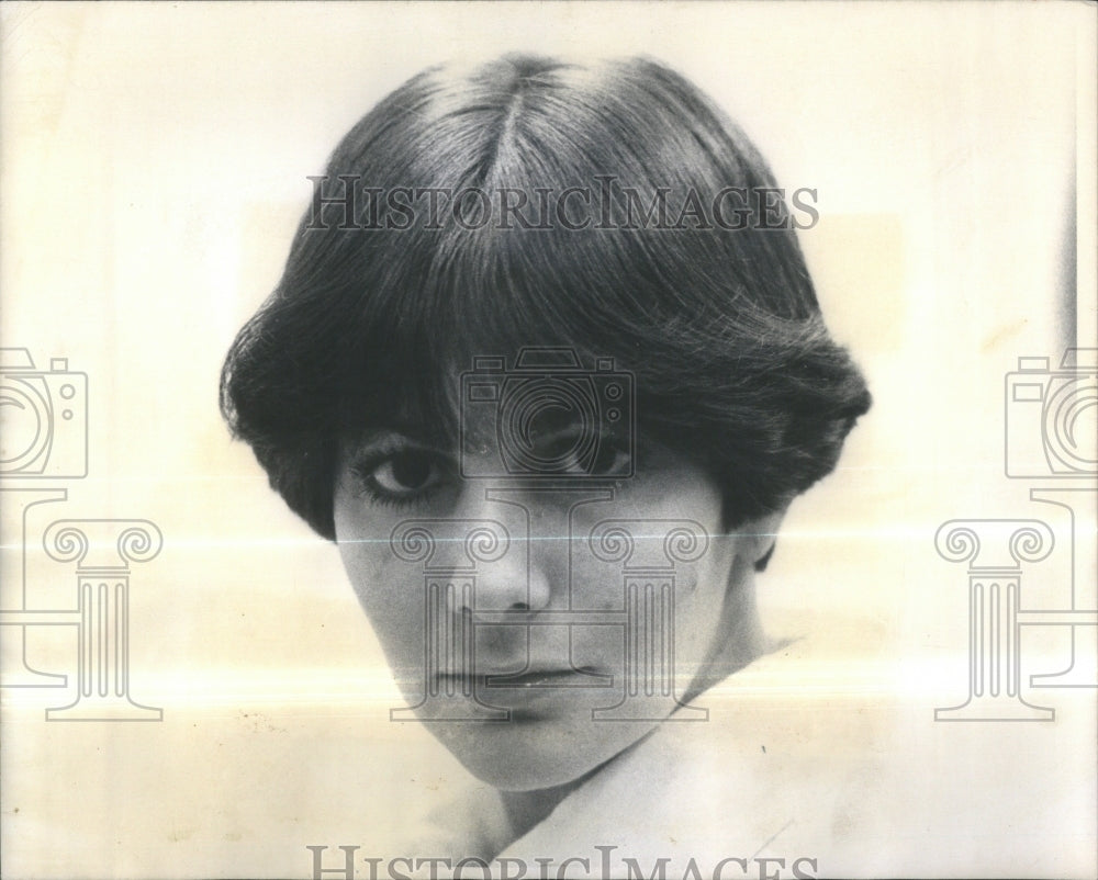 1976 Press Photo DOROTHY HAMILL HAIRSTYLE- RSA39755- Historic Images