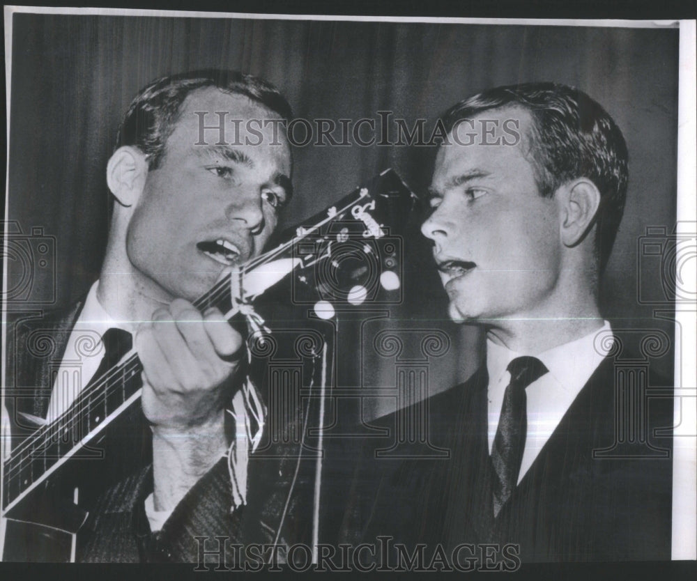 1964 Senator Barry Goldwater sons Jr Guitar - Historic Images