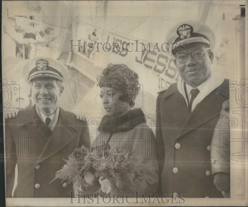 1973 USS Jesse Brown Commission Ceremony-Historic Images