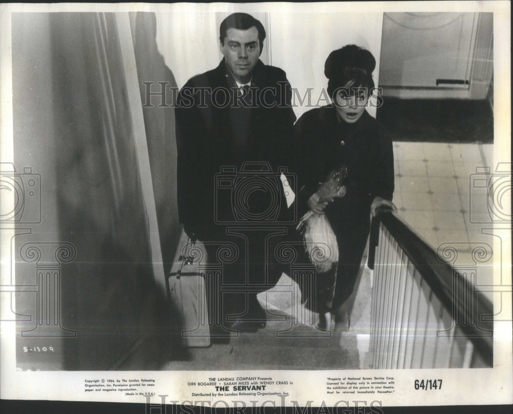 1964 Press Photo DIRK BOGARDE ENGLISH ACTOR NOVELIST- RSA40061- Historic Images