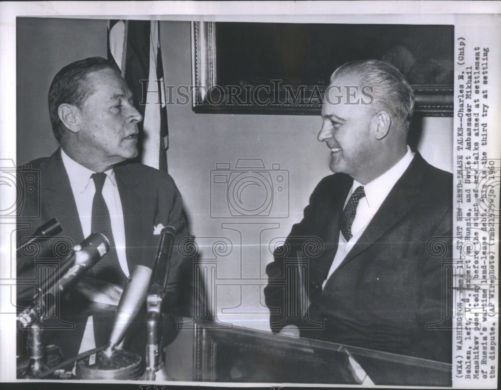 1960 Press Photo Charles E Behlen Russia Seviet Ambass- RSA40105 - Historic Images