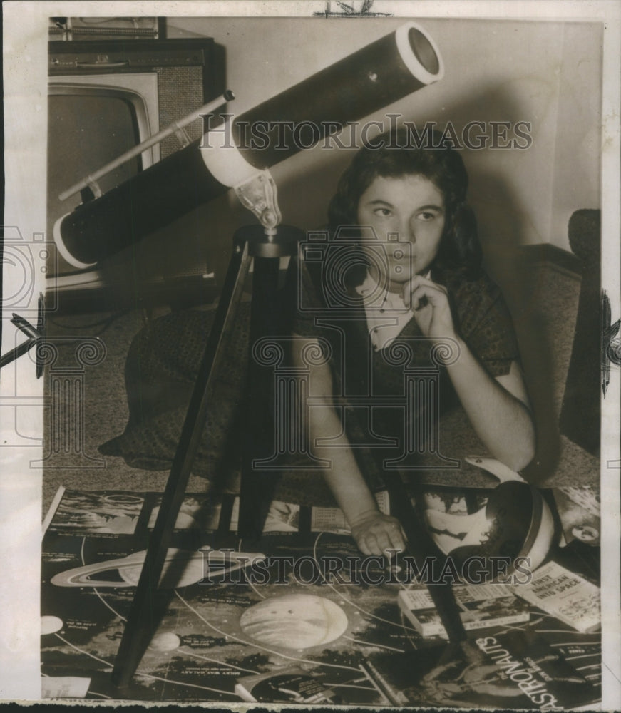 1961 Marcia Kulesa Wants to be a Astronaut - Historic Images