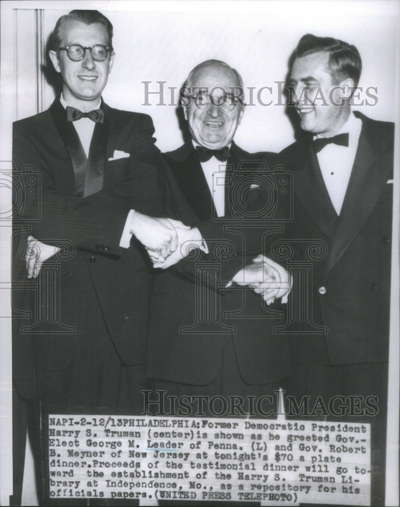 1913, democratic president harry truman gree- RSA40533 - Historic Images